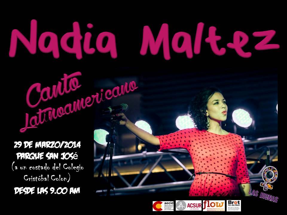 CANTO LATINO AMERICANO – NADIA MALTEZ | 29 MARZO 2014