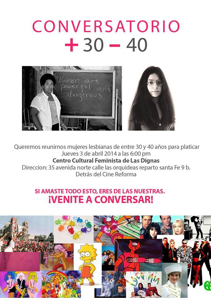 CONVERSATORIO +30 -40 | 3 ABRIL 2014