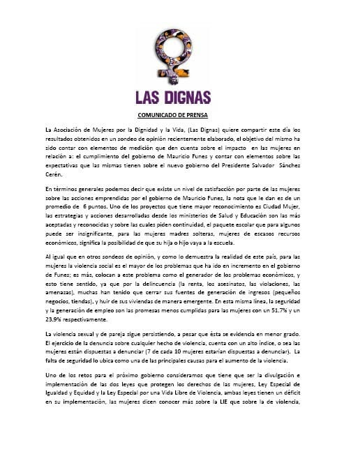 SONDEO DE OPINIÓN | COMUNICADO 6JUNIO 2014