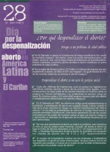 15 AÑOS POR LA DIGNIDAD Y LA VIDA DE LAS MUJERES - PORTADA