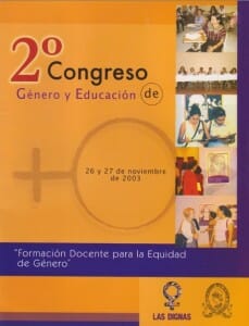 2do CONGRESO GÉNERO Y EDUCACIÓN  DE 26 Y 27 DE NOVIEMBRE DE 2003 FORMACIÓN DOCENTE PARA LA EQUIDAD DE GÉNERO - 2003 PORTADA