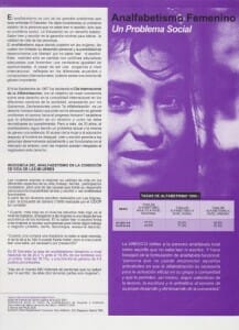 ANALFABETISMO FEMENINO UN PROBLEMA SOCIAL - PORTADA