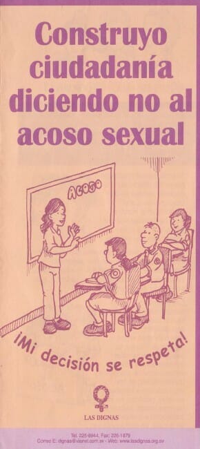 CONSTRUYO CIUDADANIA DICIENDO NO AL ACOSO SEXUAL