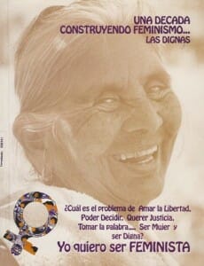 UNA DÉCADA CONSTRUYENDO FEMINISMO - LAS DIGNAS - 2000_PORTADA