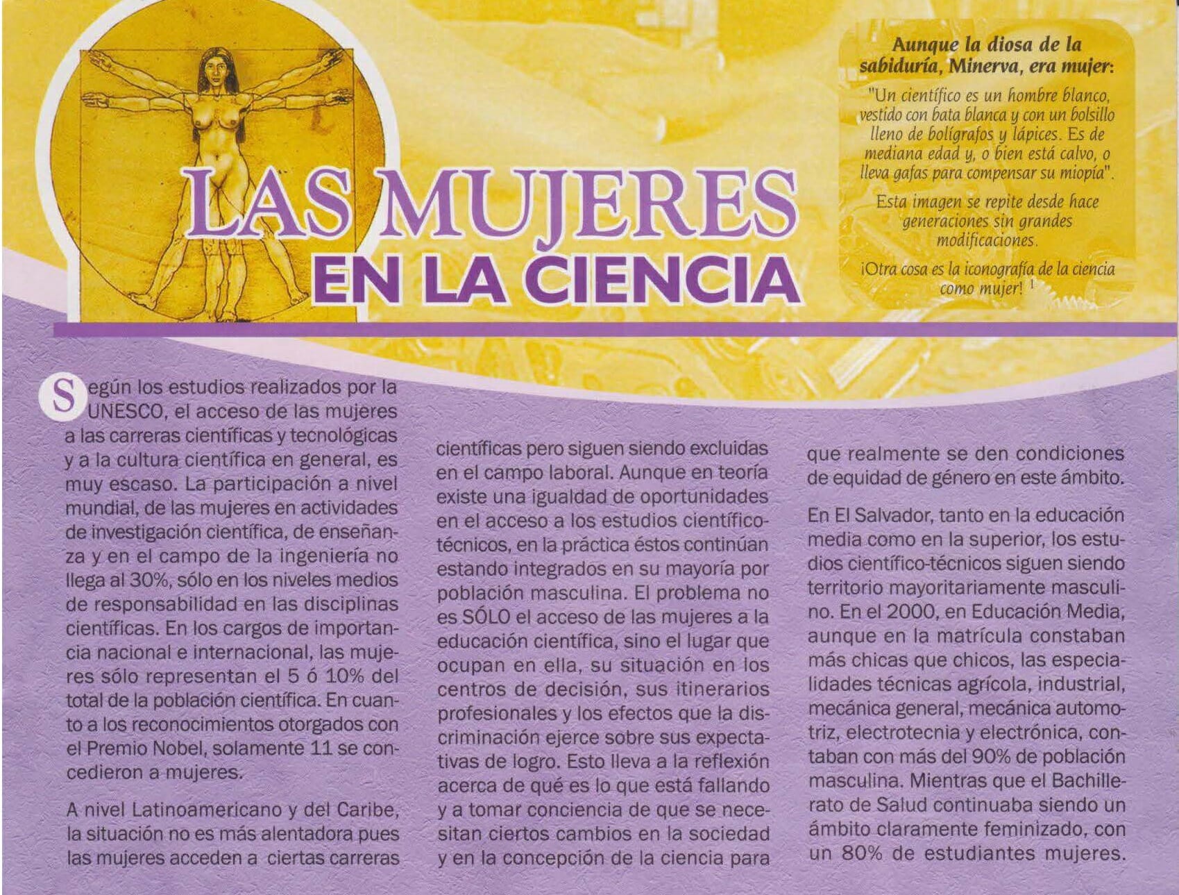 LAS MUJERES EN LA CIENCIA | HOJA INFORMATIVA 2004