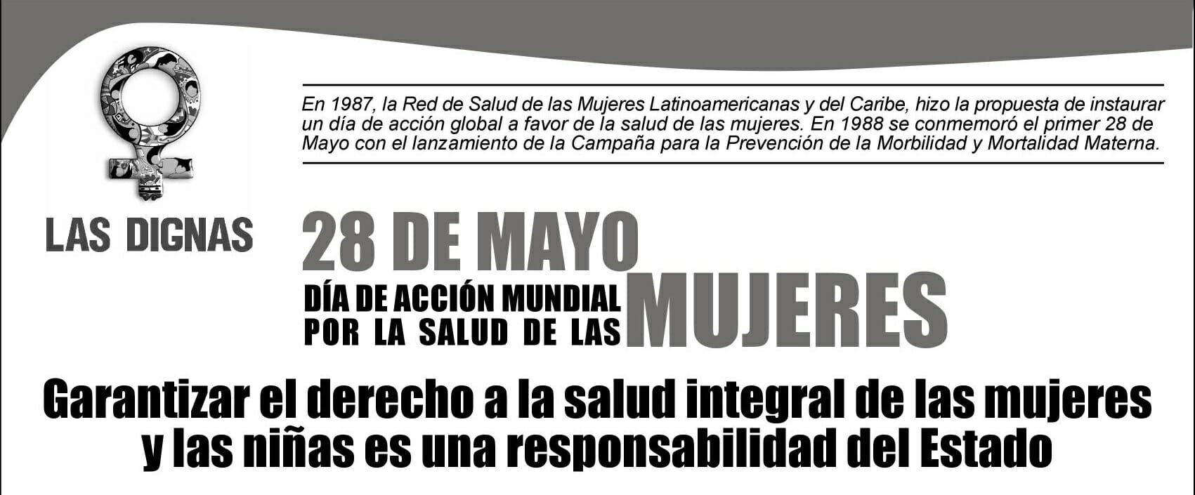 GARANTIZAR EL DERECHO A LA SALUD INTEGRAL DE LAS MUJERES Y LAS NIÑAS ES UNA RESPONSABILIDAD DEL ESTADO | COMUNICADO 28MAYO 2013