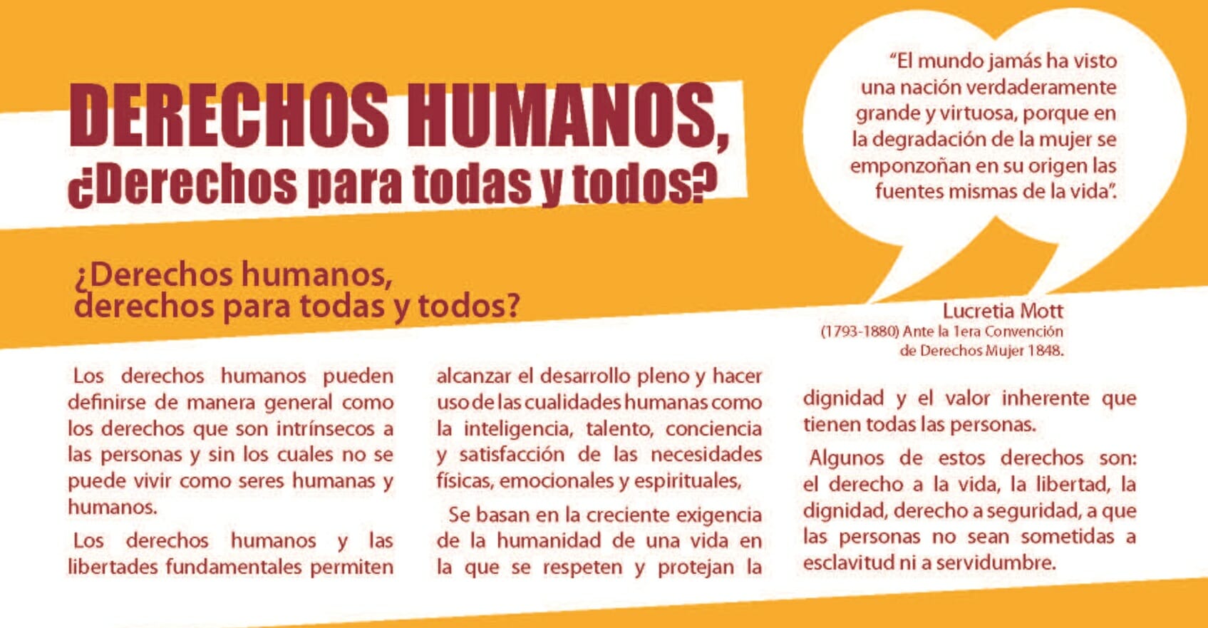 DERECHOS HUMANOS ¿DERECHOS PARA TODAS Y TODOS?