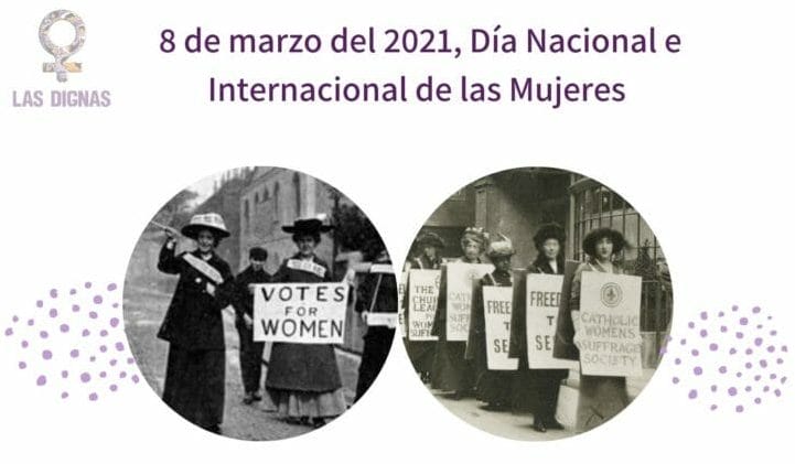 8 de marzo 2021, día Nacional e Internacional de las Mujeres